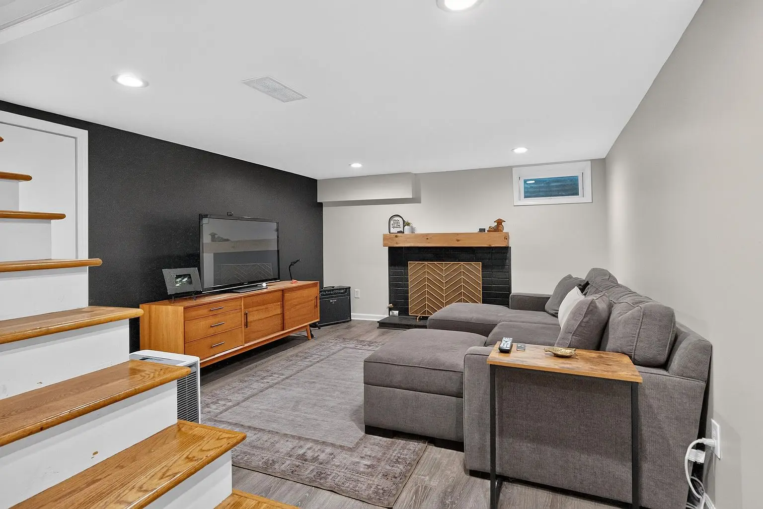 Basement family room — photo 30 of 48