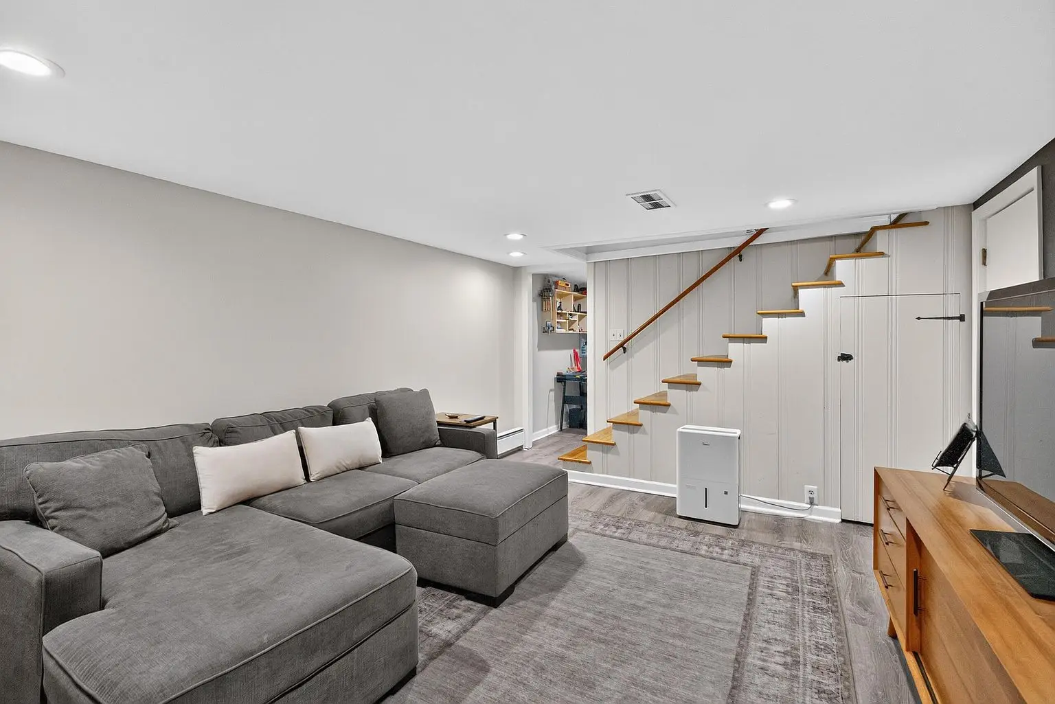 Basement family room — photo 31 of 48